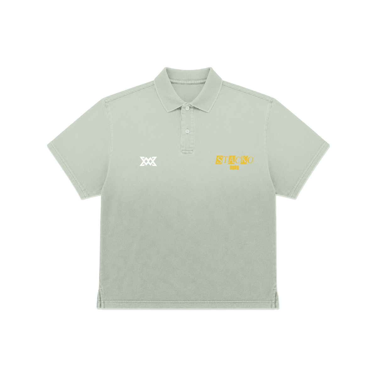 Green Sun Fade Polo