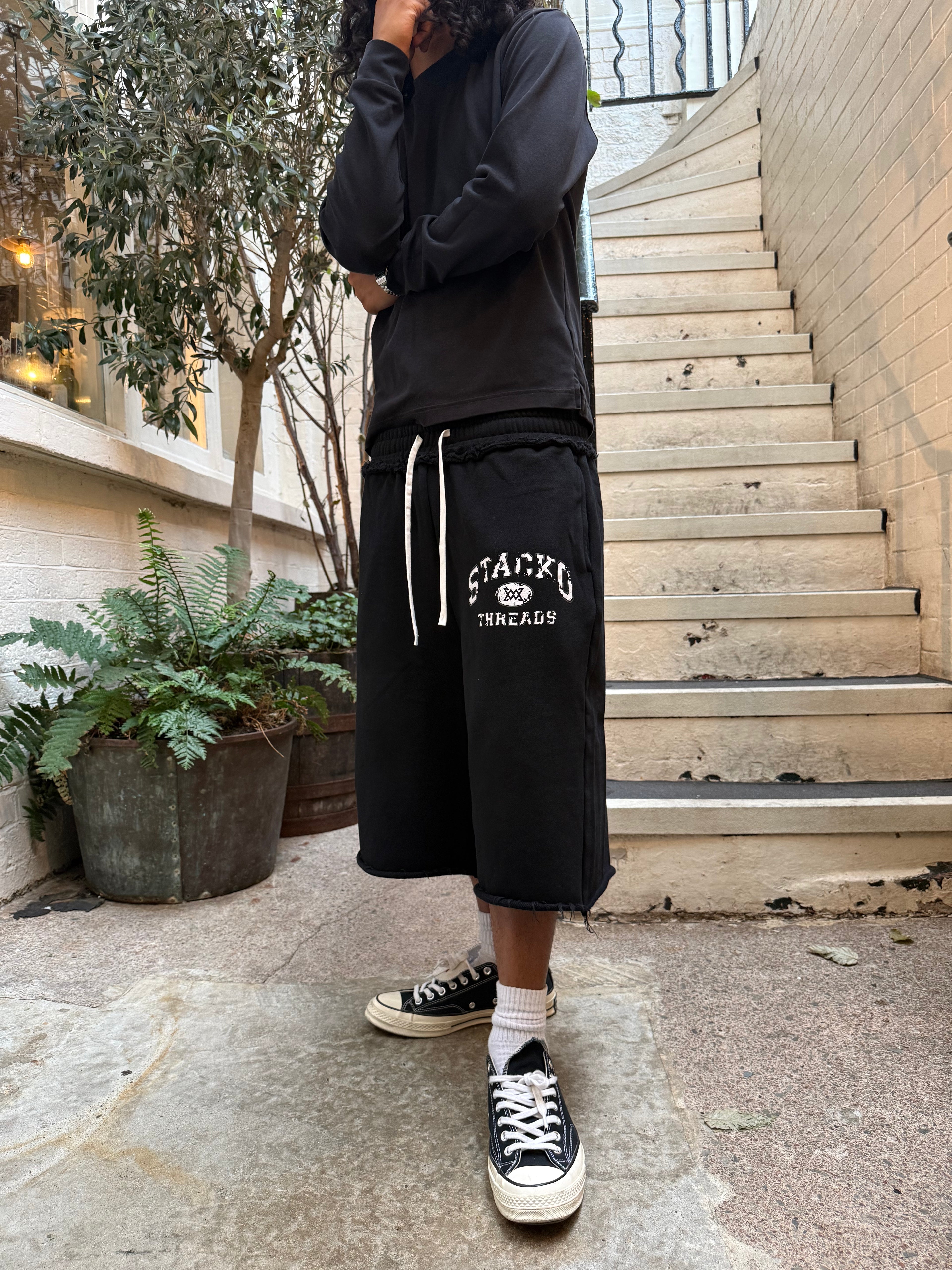 Pilot Sweatshorts Black